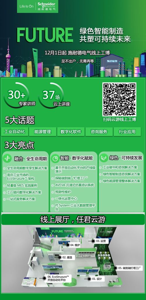 數(shù)字賦能，智在工博 施耐德電氣以數(shù)字內(nèi)容服務(wù)，加速工業(yè)邁向綠色智能制造